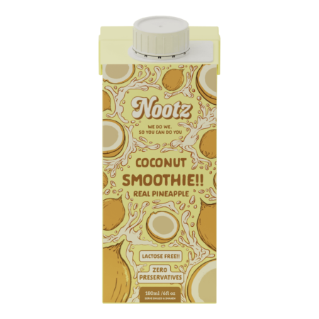 Nootz Organic Coconut Smoothie with Pineapple